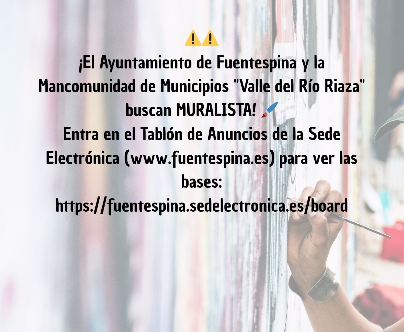 ¡Buscamos Muralista!